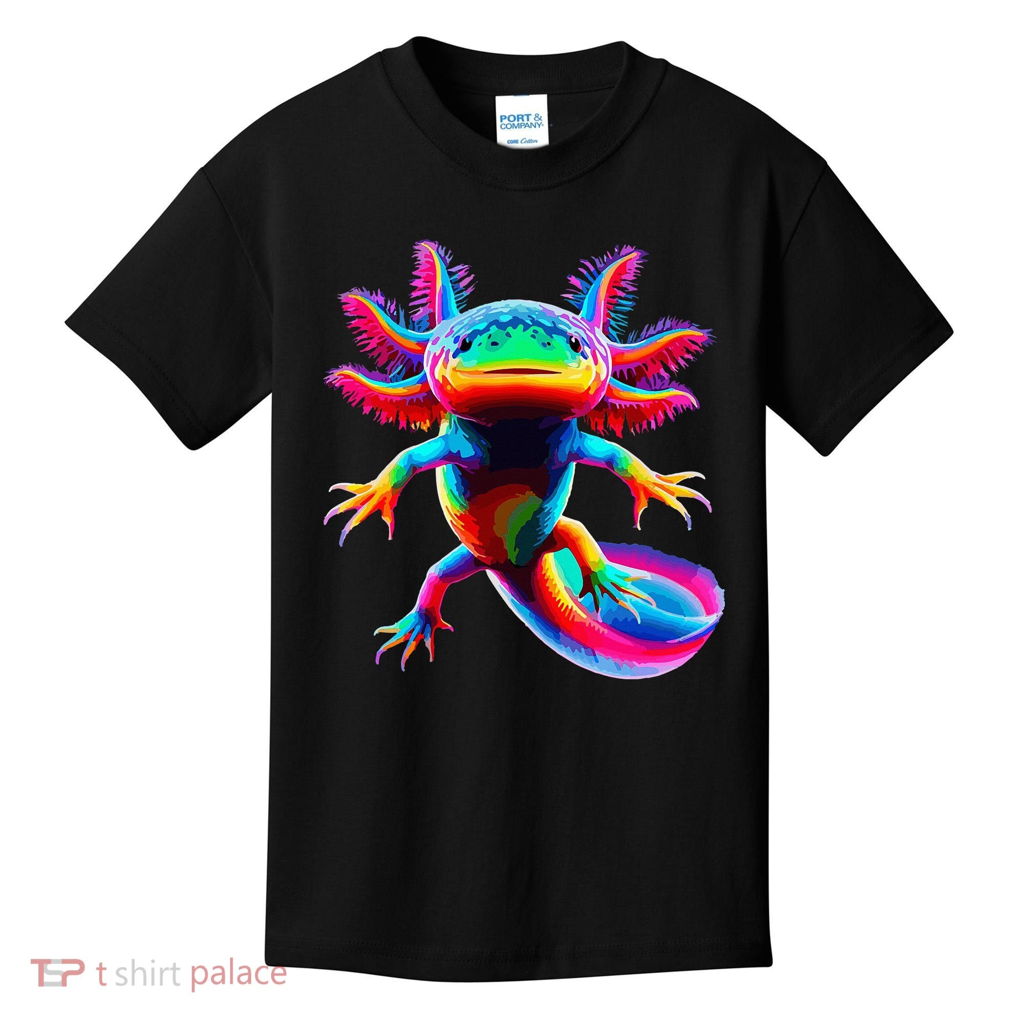 Axolotl Beautiful Pop Art Axolotl Kids T-Shirt