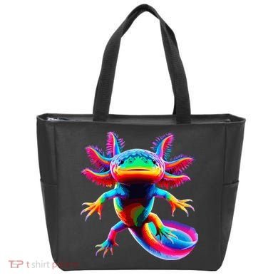 Axolotl Beautiful Pop Art Axolotl Tote Bag