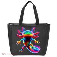 Axolotl Beautiful Pop Art Axolotl Tote Bag thumb 0