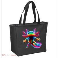 Axolotl Beautiful Pop Art Axolotl Tote Bag thumb 2