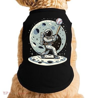 Astronaut Baseball Player Outer Space Moon Space Hitter Gift Doggie Tank