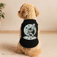 Astronaut Baseball Player Outer Space Moon Space Hitter Gift Doggie Tank thumb 2