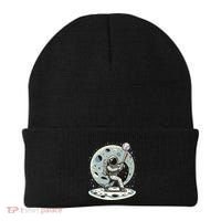 Astronaut Baseball Player Outer Space Moon Space Hitter Gift Beanie thumb 0