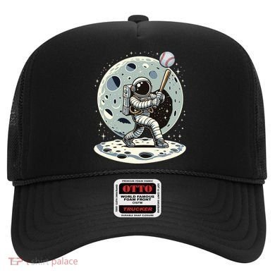 Astronaut Baseball Player Outer Space Moon Space Hitter Gift Hat
