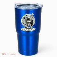 Astronaut Baseball Player Outer Space Moon Space Hitter Gift Tumbler thumb 0