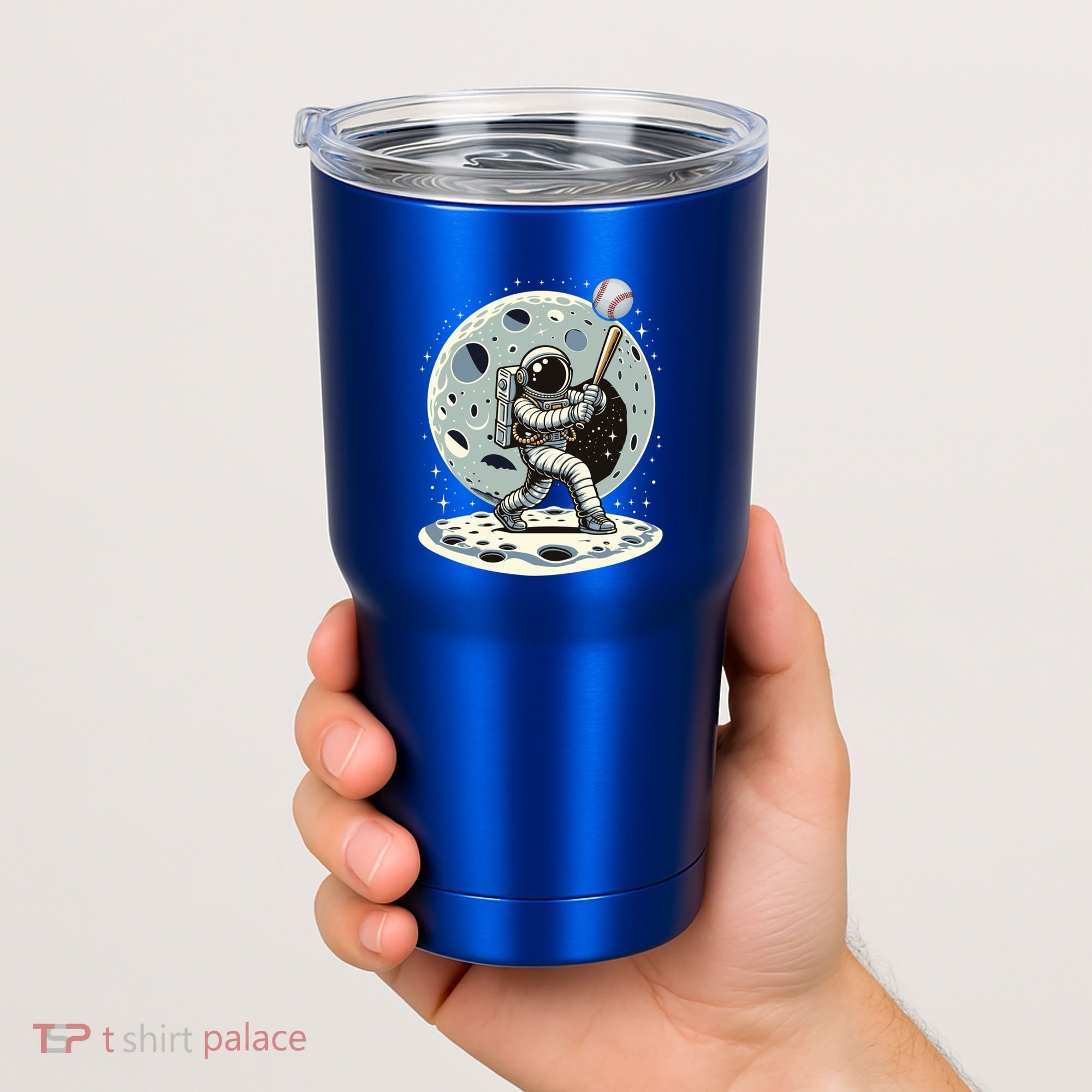 Astronaut Baseball Player Outer Space Moon Space Hitter Gift Tumbler