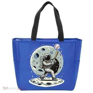 Astronaut Baseball Player Outer Space Moon Space Hitter Gift Tote Bag