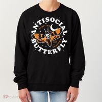 Antisocial Butterfly Partying In The Shadows Apparel Women's Sweatshirt thumb 0