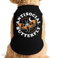 Antisocial Butterfly Partying In The Shadows Apparel Doggie Tank thumb 0