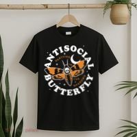 Antisocial Butterfly Partying In The Shadows Apparel T-Shirt thumb 2