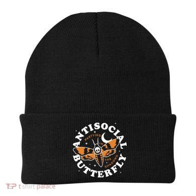 Antisocial Butterfly Partying In The Shadows Apparel Beanie