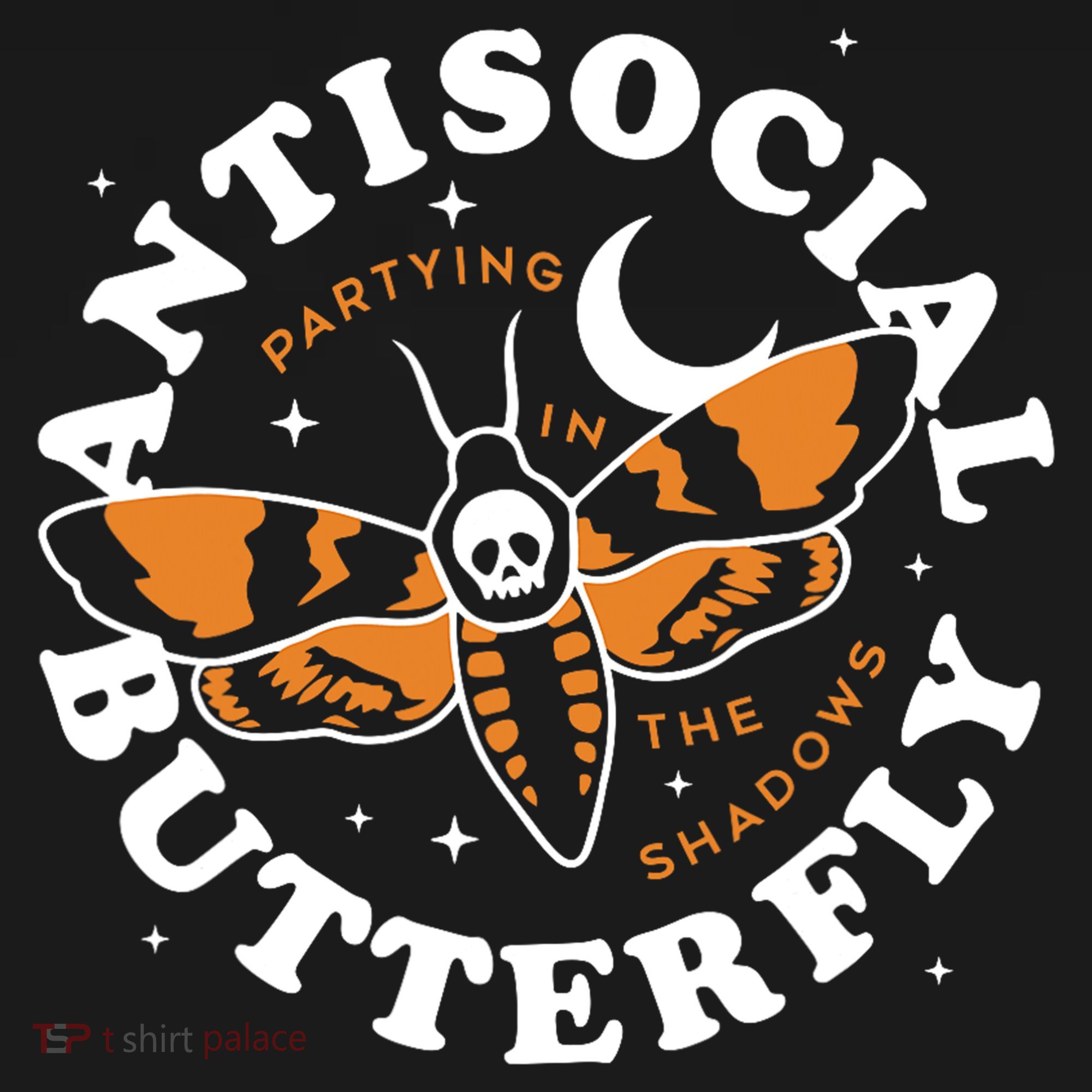 Antisocial Butterfly Partying In The Shadows Apparel Coaster
