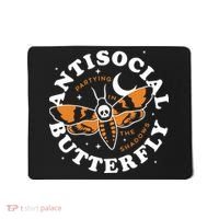 Antisocial Butterfly Partying In The Shadows Apparel Mousepad thumb 0