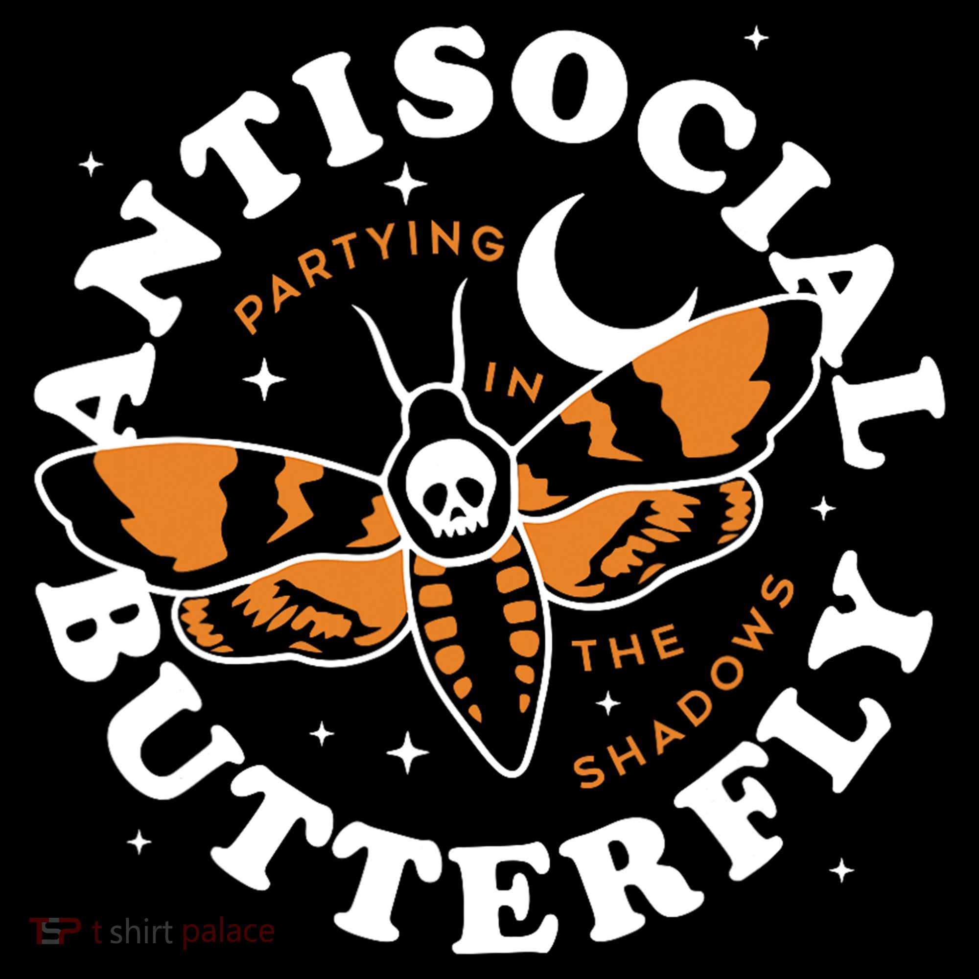 Antisocial Butterfly Partying In The Shadows Apparel Women's Tank Top