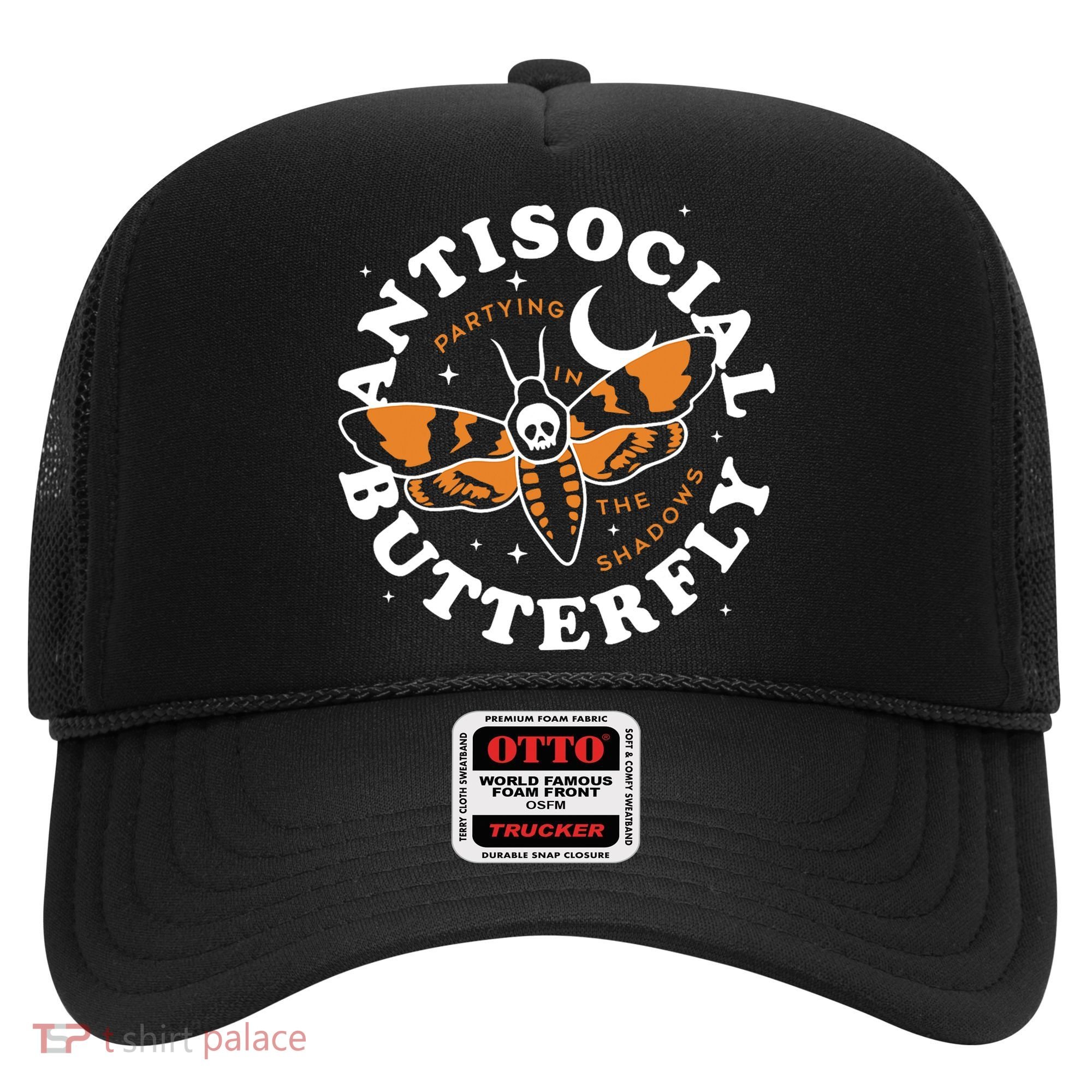 Antisocial Butterfly Partying In The Shadows Apparel Hat