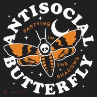 Antisocial Butterfly Partying In The Shadows Apparel Hat thumb 2