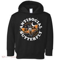 Antisocial Butterfly Partying In The Shadows Apparel Toddler Hoodie thumb 0