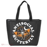 Antisocial Butterfly Partying In The Shadows Apparel Tote Bag thumb 0