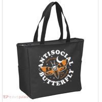 Antisocial Butterfly Partying In The Shadows Apparel Tote Bag thumb 2