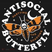 Antisocial Butterfly Partying In The Shadows Apparel Tote Bag thumb 4