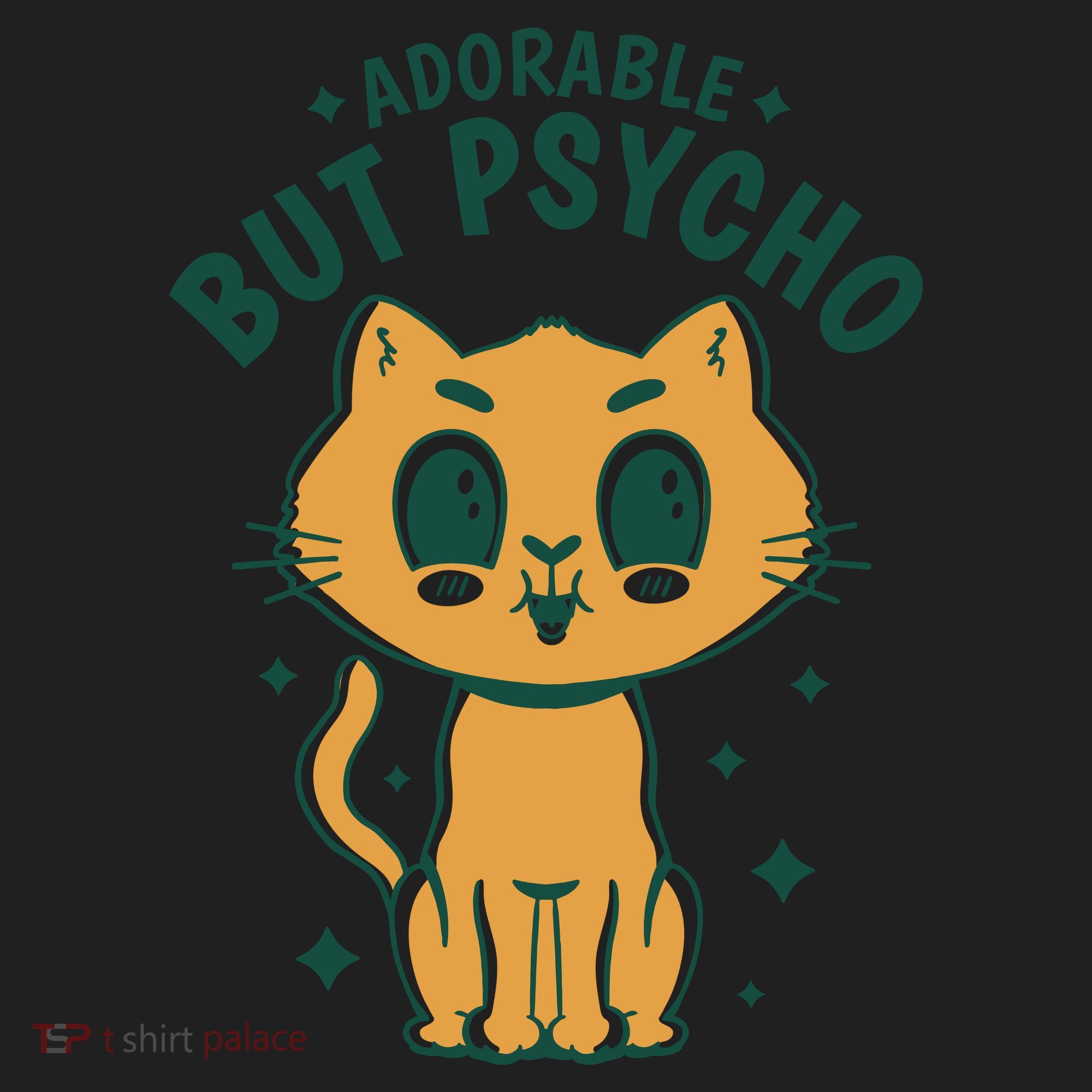 Adorable But Psycho Funny Cat Women's Sweatshirt