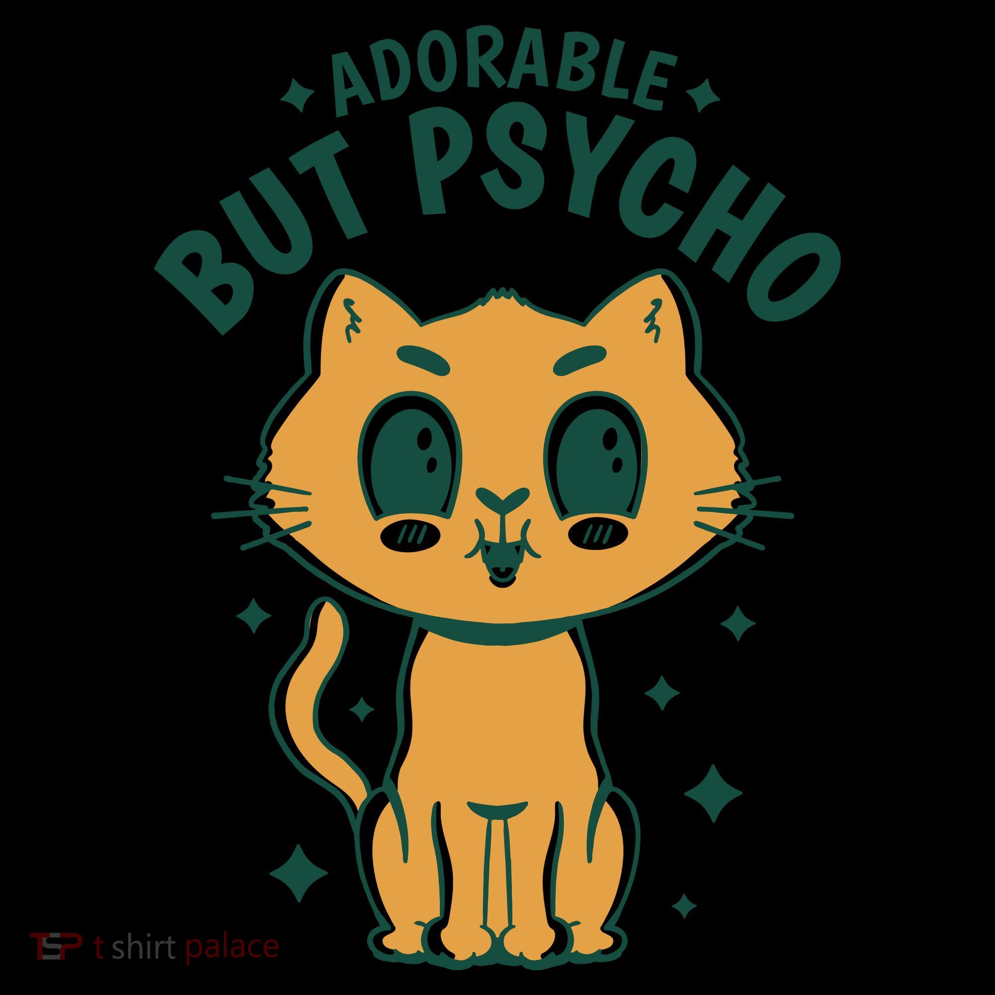 Adorable But Psycho Funny Cat Tote Bag