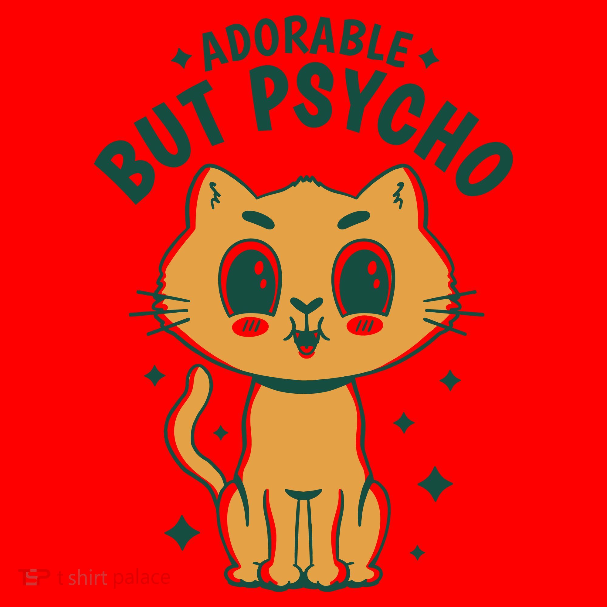 Adorable But Psycho Funny Cat Santa Hat