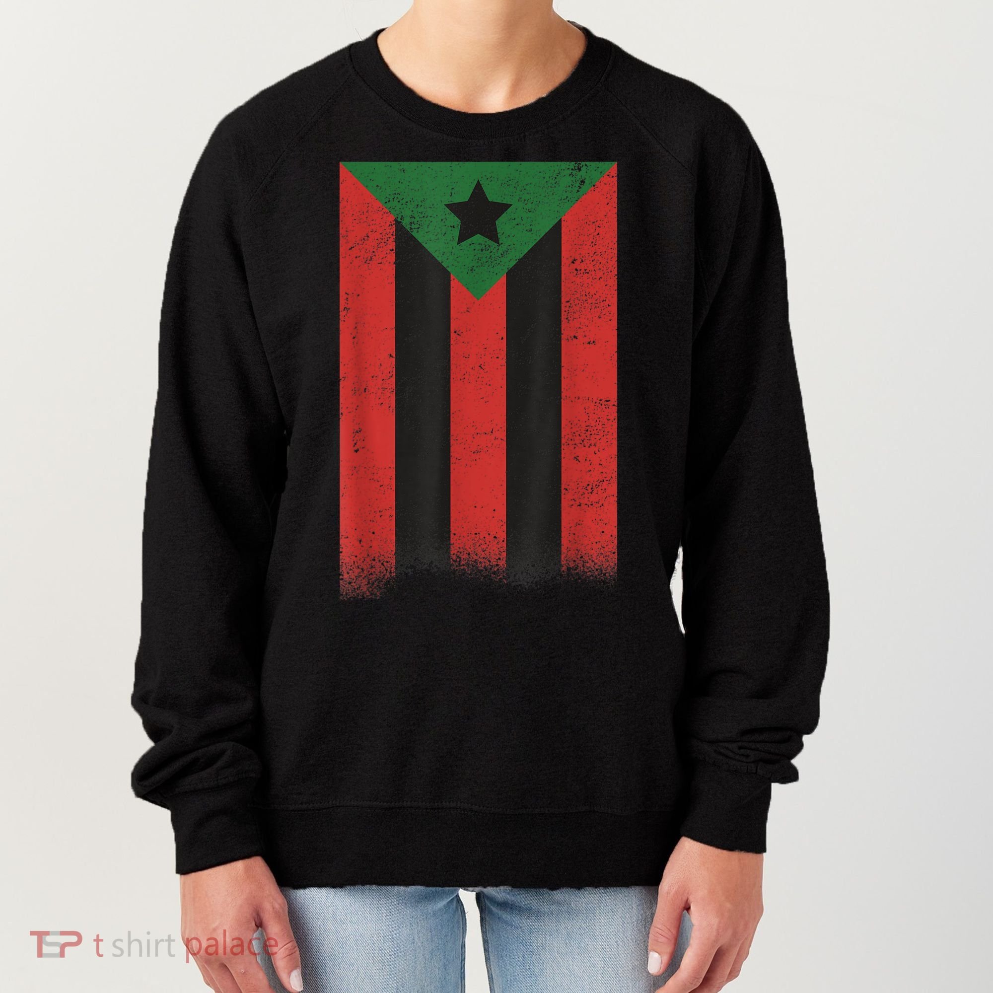 Afro Boricua Puerto Rico Africa Women's Sweatshirt