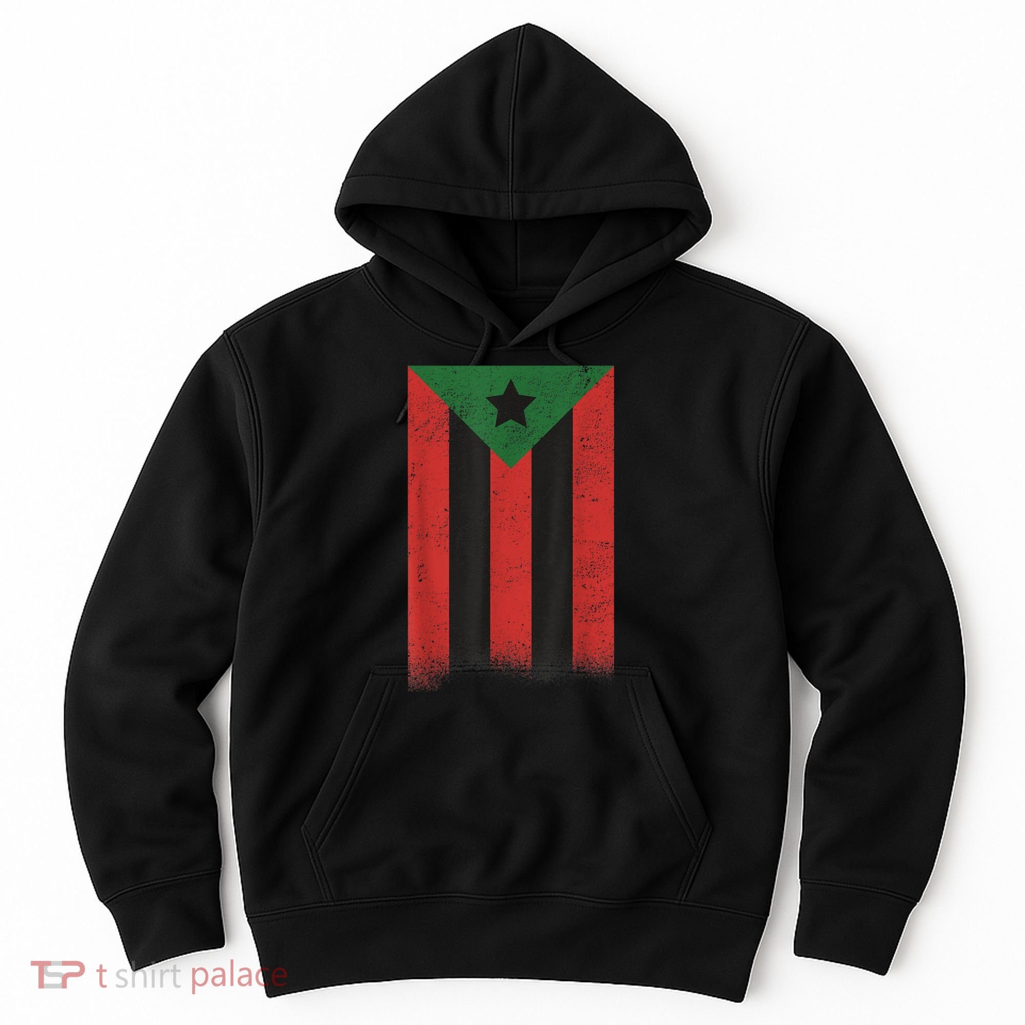 Afro Boricua Puerto Rico Africa Hoodie