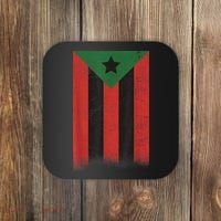 Afro Boricua Puerto Rico Africa Coaster thumb 0