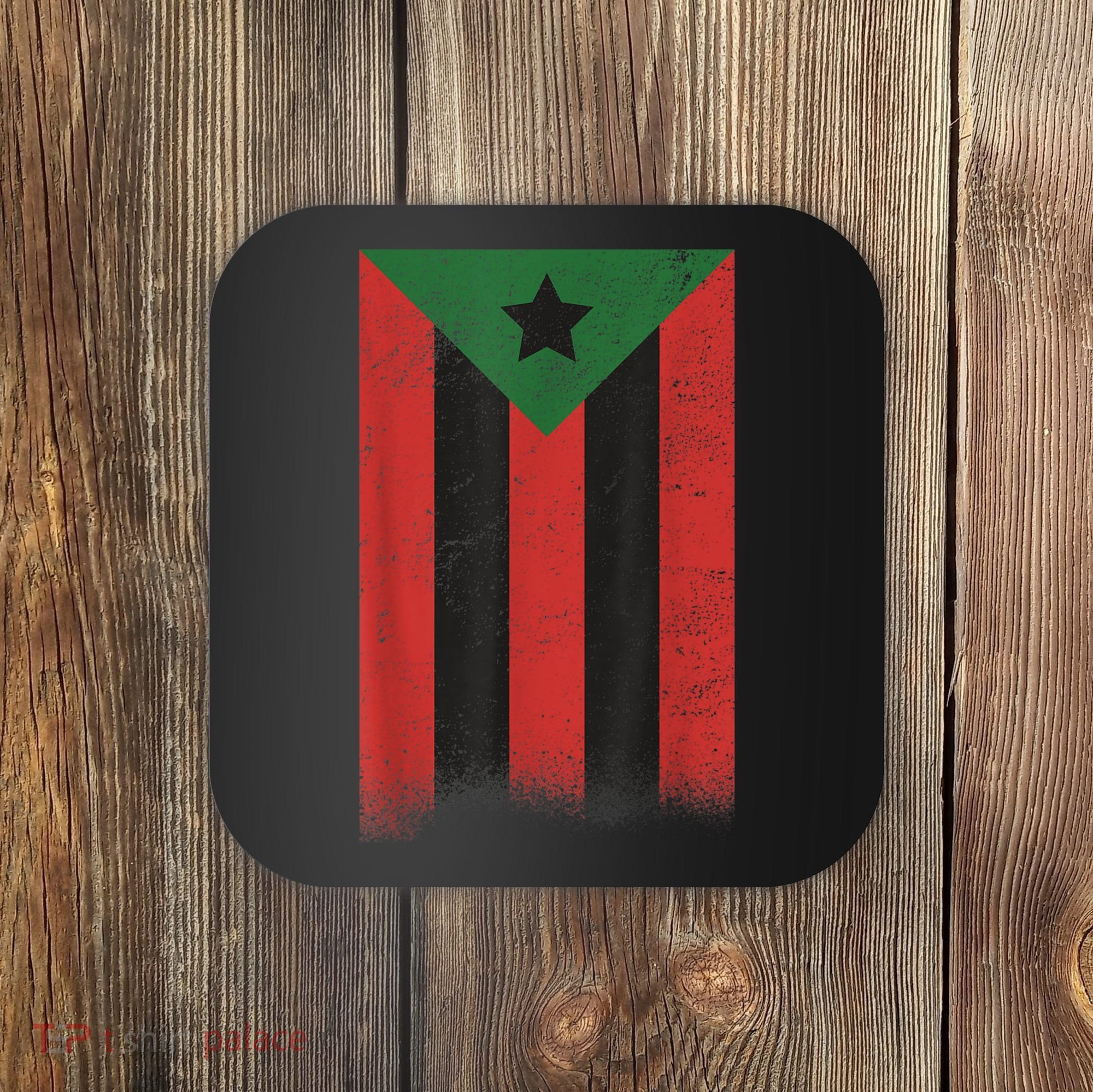 Afro Boricua Puerto Rico Africa Coaster