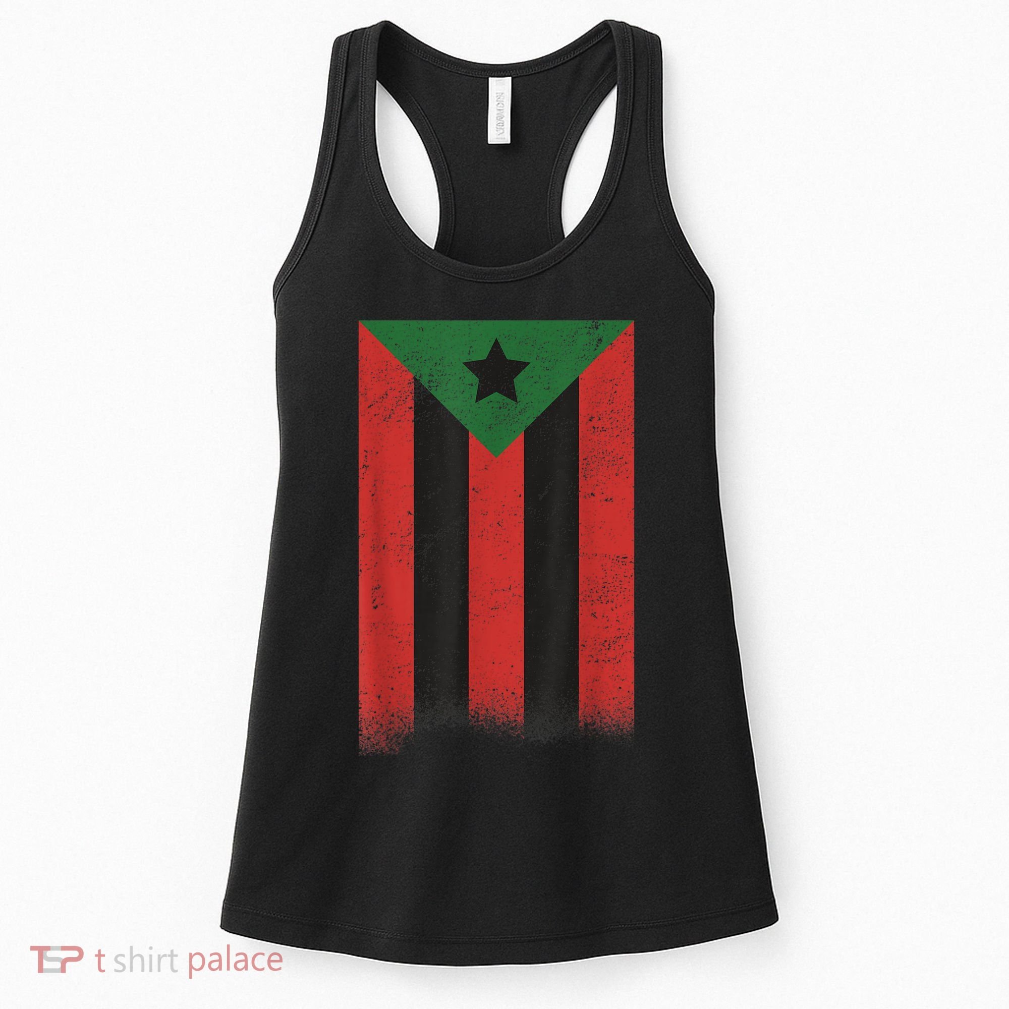 Afro Boricua Puerto Rico Africa Women's Tank Top