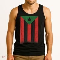 Afro Boricua Puerto Rico Africa Tank Top thumb 3