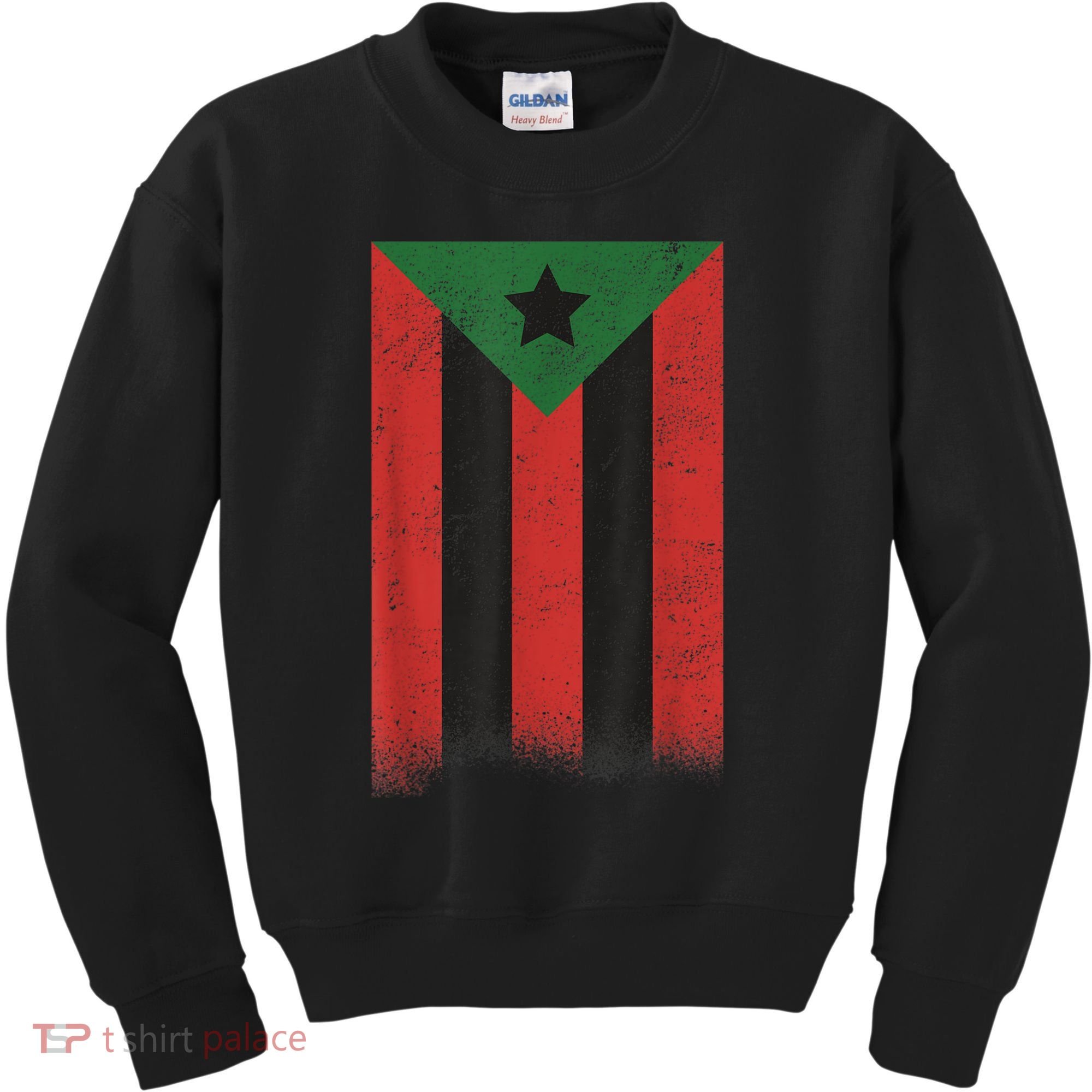 Afro Boricua Puerto Rico Africa Kids Sweatshirt