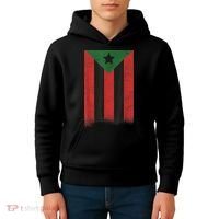 Afro Boricua Puerto Rico Africa Kids Hoodie thumb 4