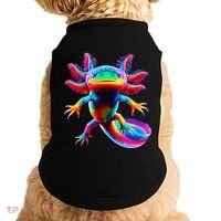 Axolotl Beautiful Pop Art Axolotl Doggie Tank thumb 0