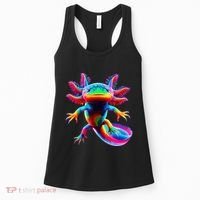Axolotl Beautiful Pop Art Axolotl Women's Tank Top thumb 0