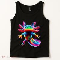 Axolotl Beautiful Pop Art Axolotl Tank Top thumb 2