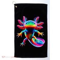 Axolotl Beautiful Pop Art Axolotl Golf Towel thumb 0