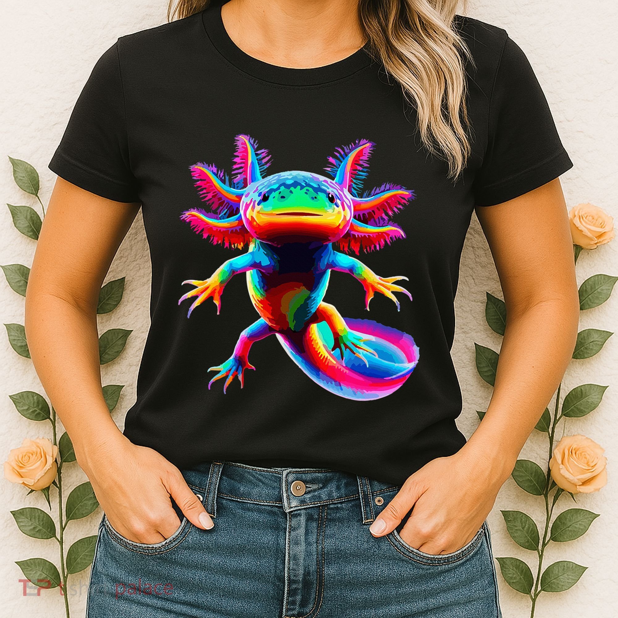 Axolotl Beautiful Pop Art Axolotl Women's T-Shirt