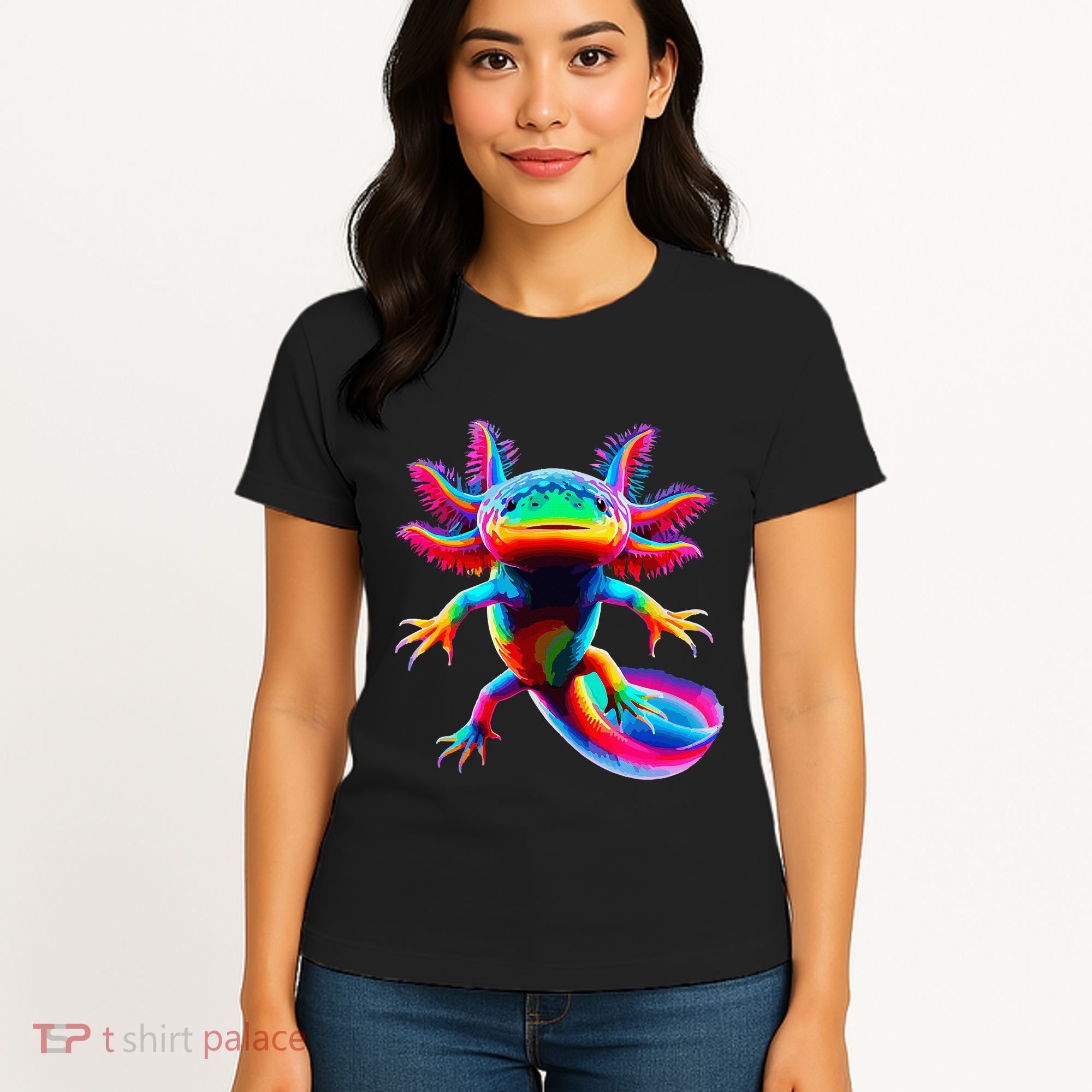 Axolotl Beautiful Pop Art Axolotl Women's T-Shirt