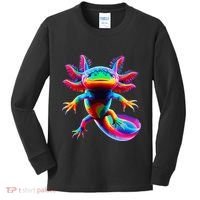 Axolotl Beautiful Pop Art Axolotl Kids Long Sleeve Shirt thumb 0