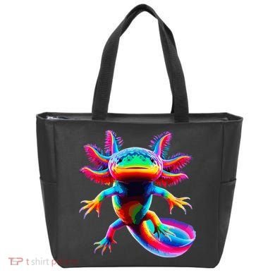 Axolotl Beautiful Pop Art Axolotl Tote Bag