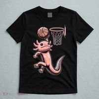Axolotl Basketball Player Basketballer Sports T-Shirt thumb 5