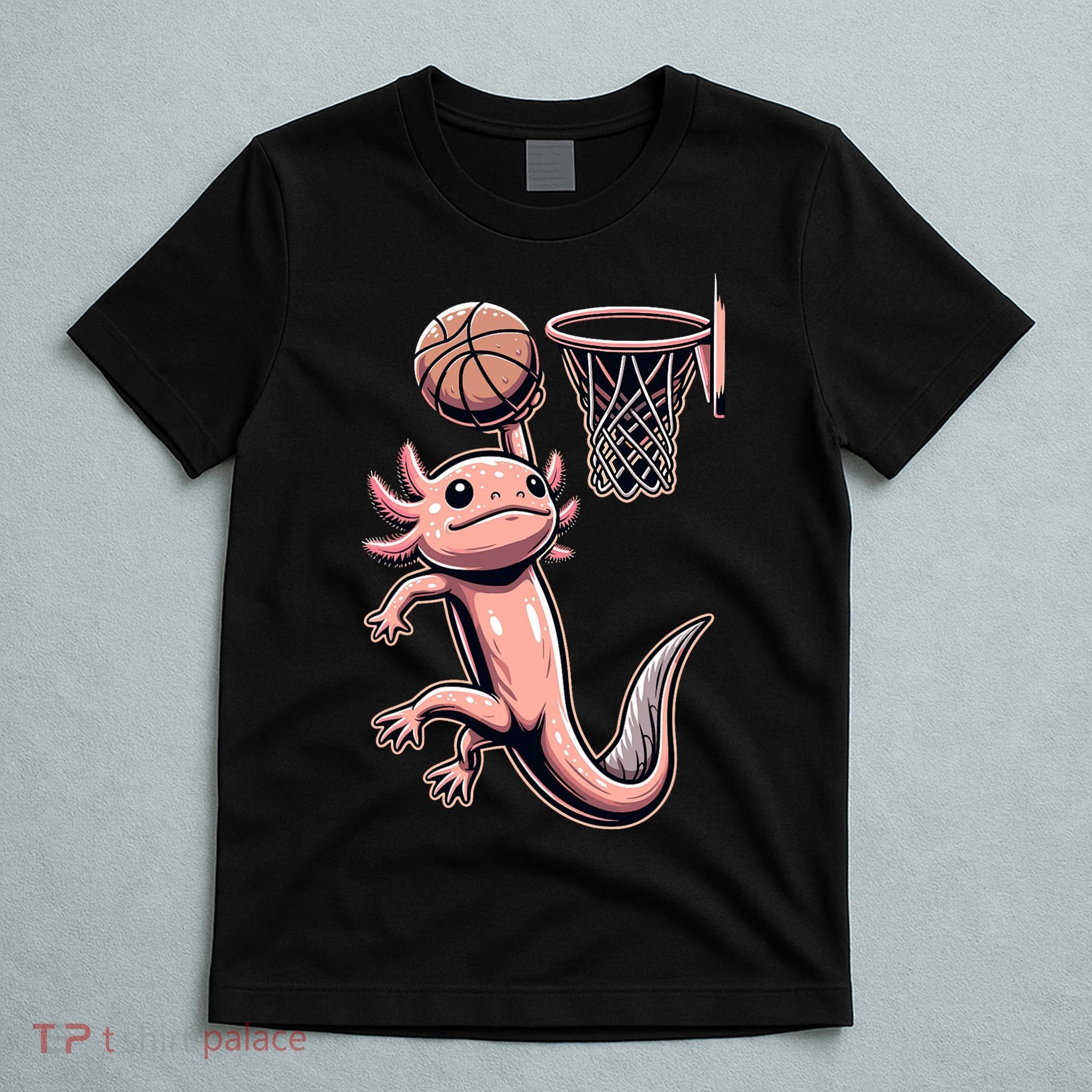 Axolotl Basketball Player Basketballer Sports T-Shirt