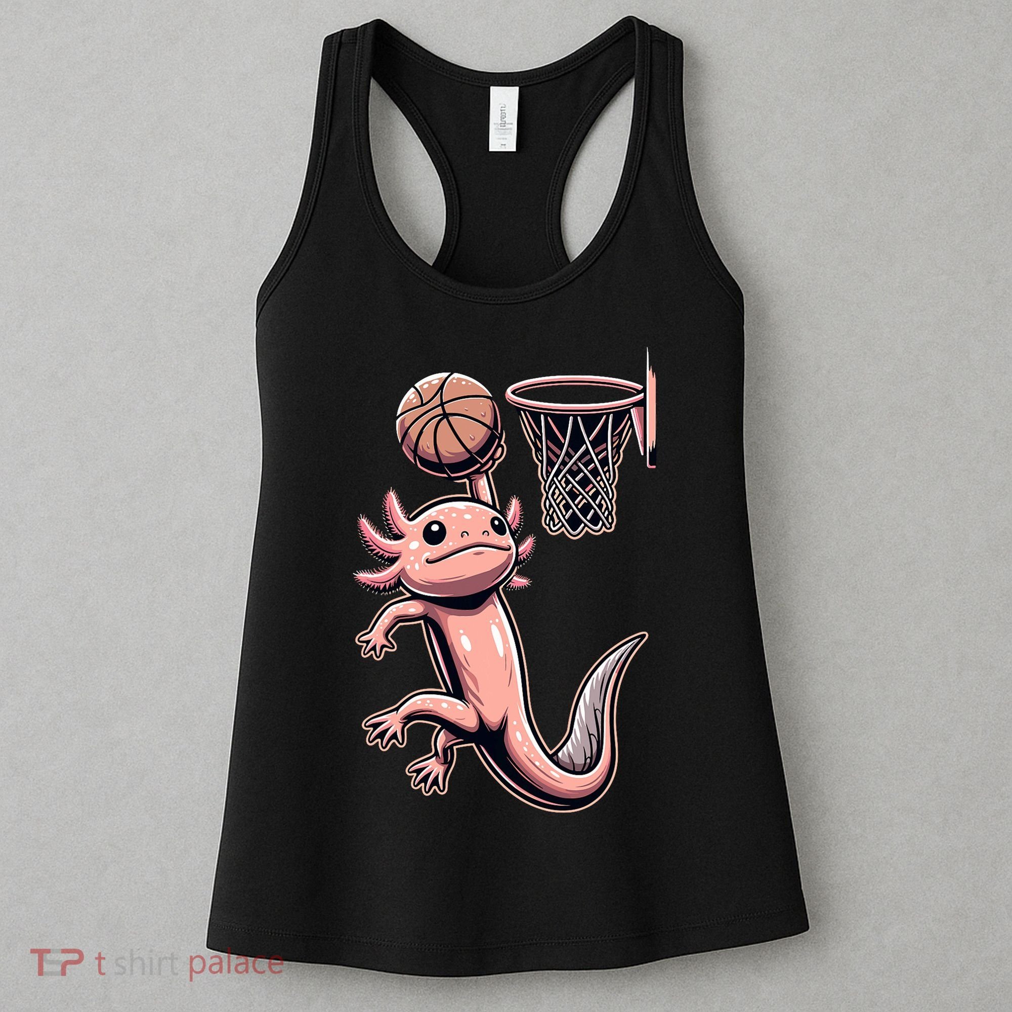 Axolotl Basketball Player Basketballer Sports Women's Tank Top