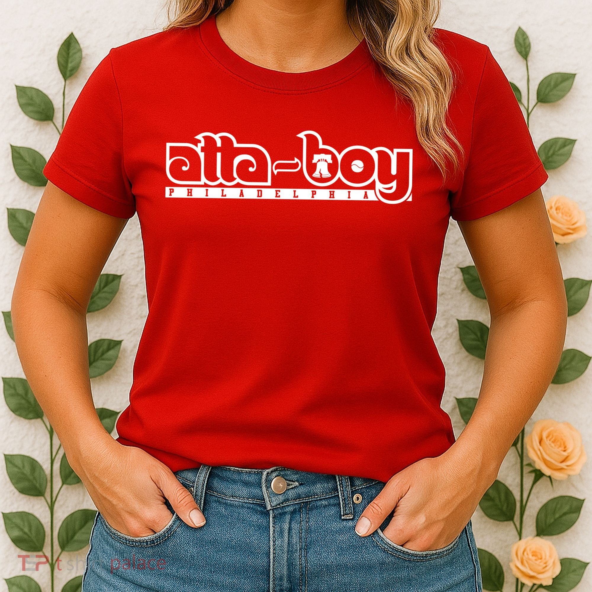 Atta Boy Philly Red October Philadelphia Baseball Women's T-Shirt