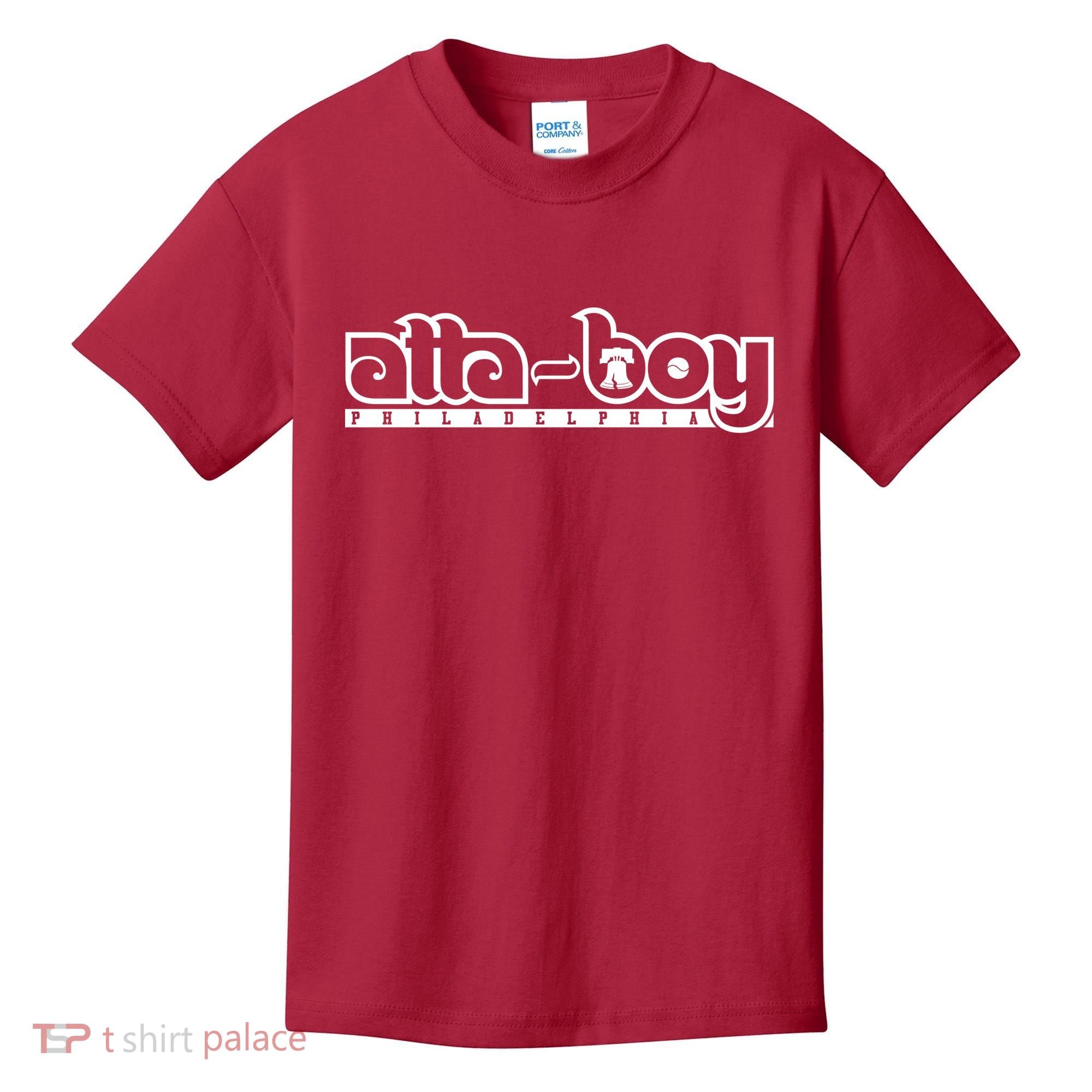 Atta Boy Philly Red October Philadelphia Baseball Kids T-Shirt