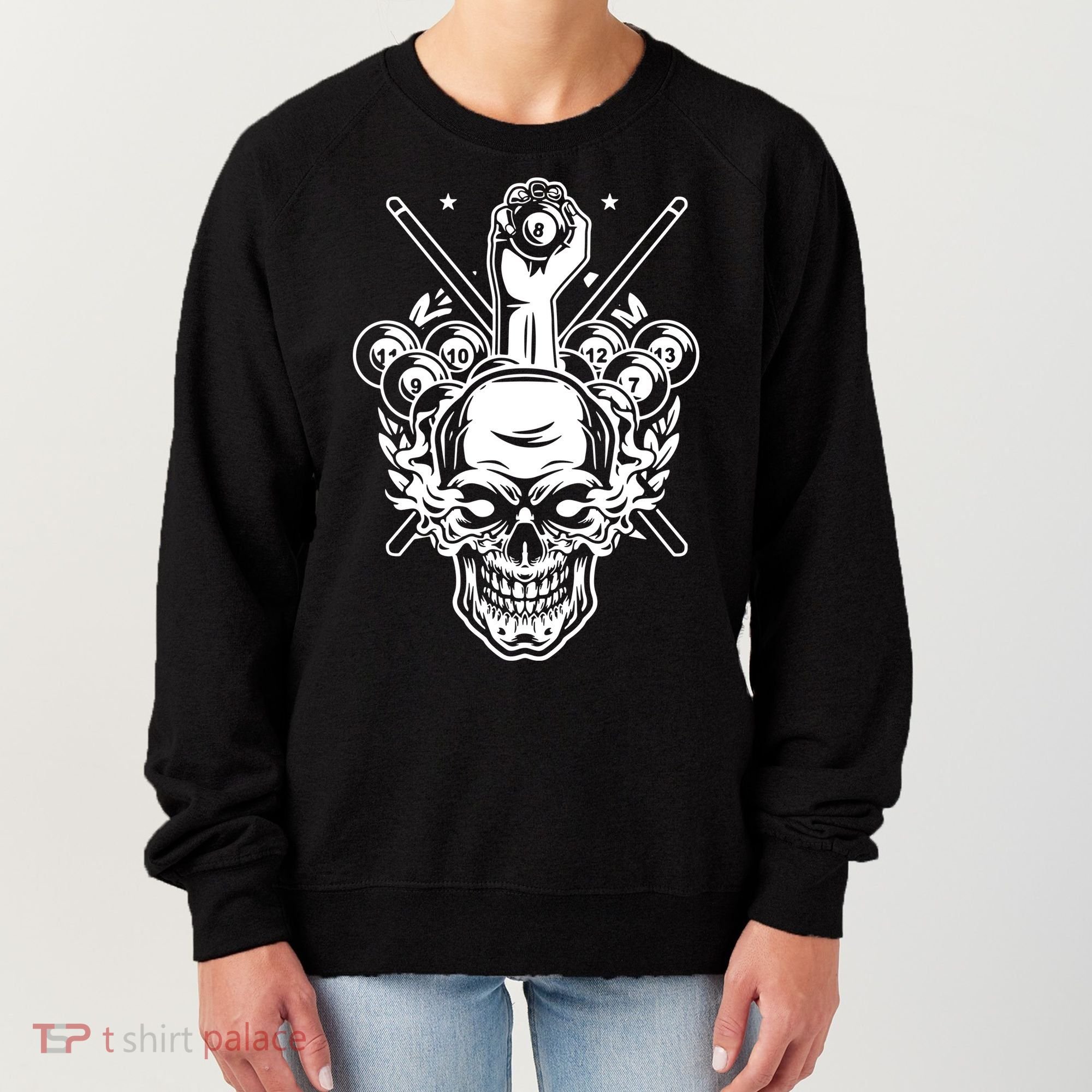 Awesome Billiards Pool Player Women's Sweatshirt