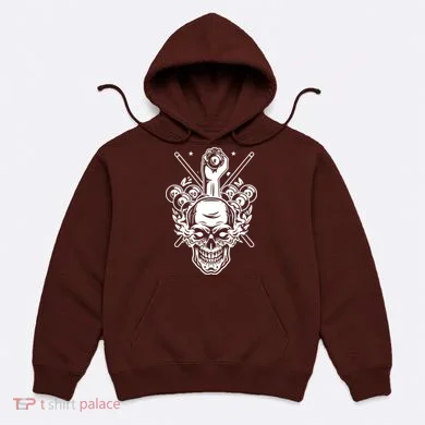Awesome Billiards Pool Player Hoodie